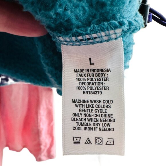 Aero One Unity Quarter Zip Sherpa Jacket Sz L - Picture 4 of 6